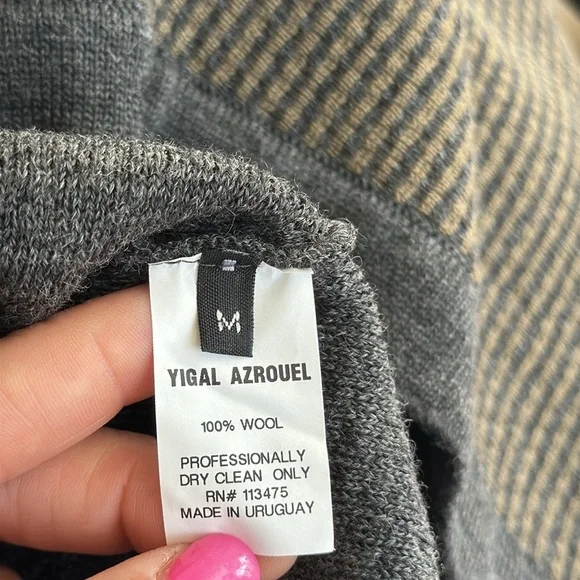 Yigal Azrouël Wool Mini Dress Size M - Picture 10 of 11